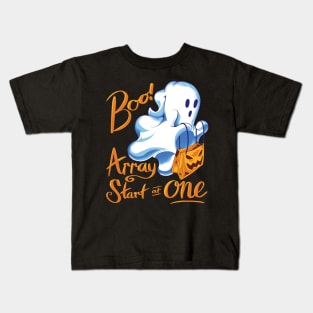 Boo! Array Start at One Kids T-Shirt